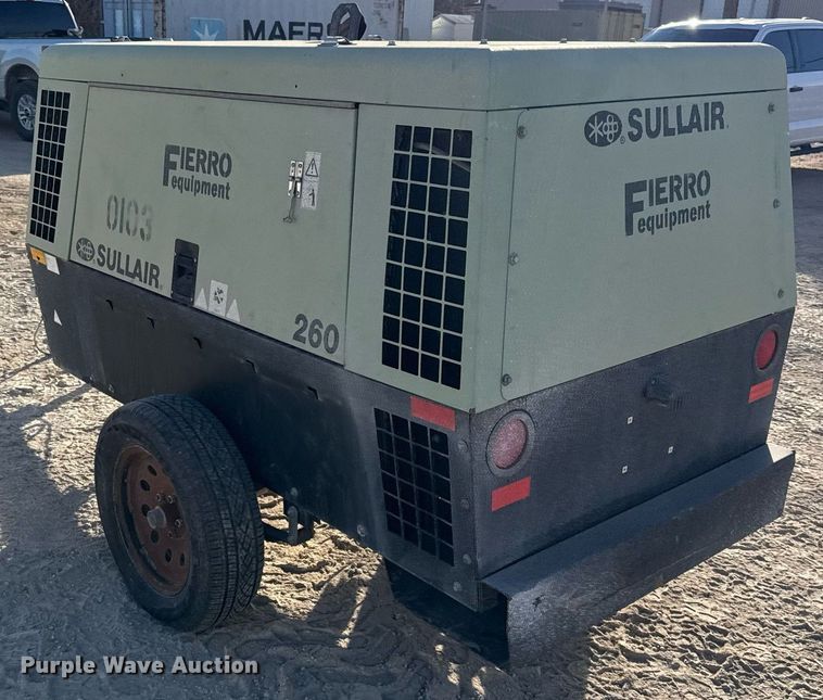 image for item DO2591 2011 Sullair 260 air compressor