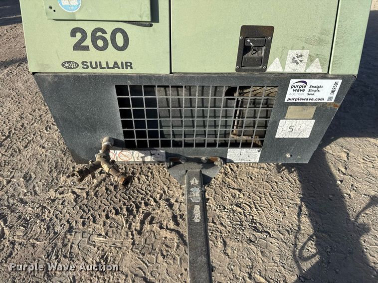 image for item DO2591 2011 Sullair 260 air compressor