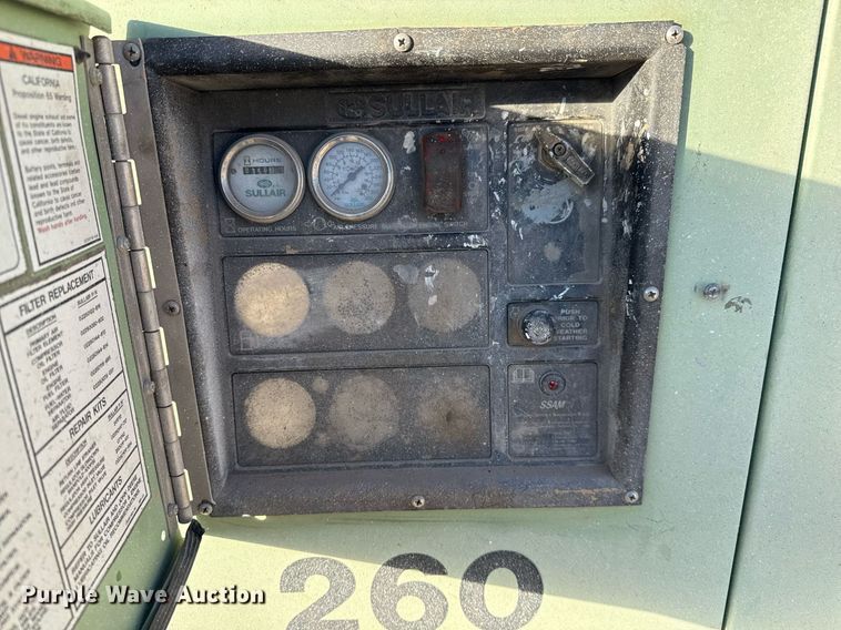 image for item DO2591 2011 Sullair 260 air compressor