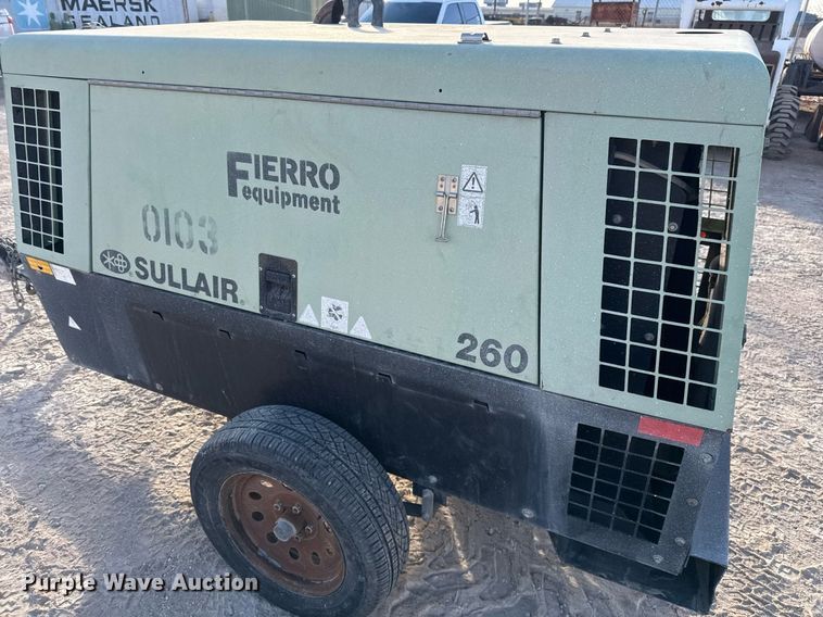 image for item DO2591 2011 Sullair 260 air compressor