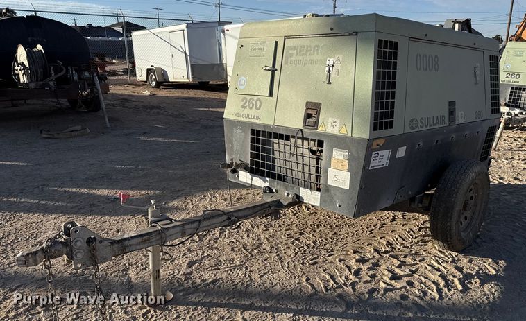 image for item DO2592 2014 Sullair 260 air compressor