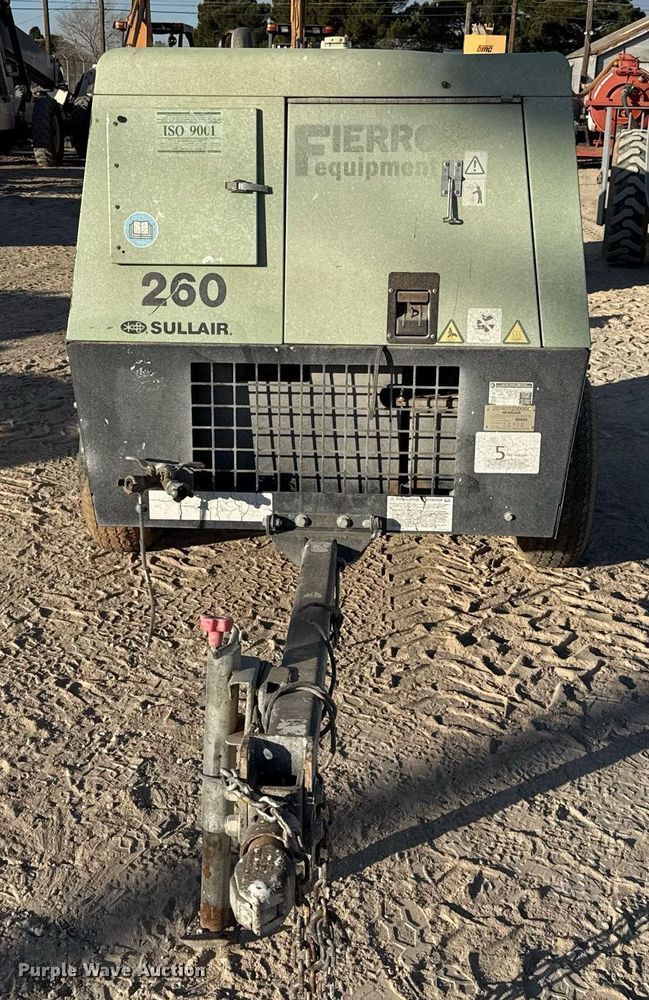 image for item DO2592 2014 Sullair 260 air compressor