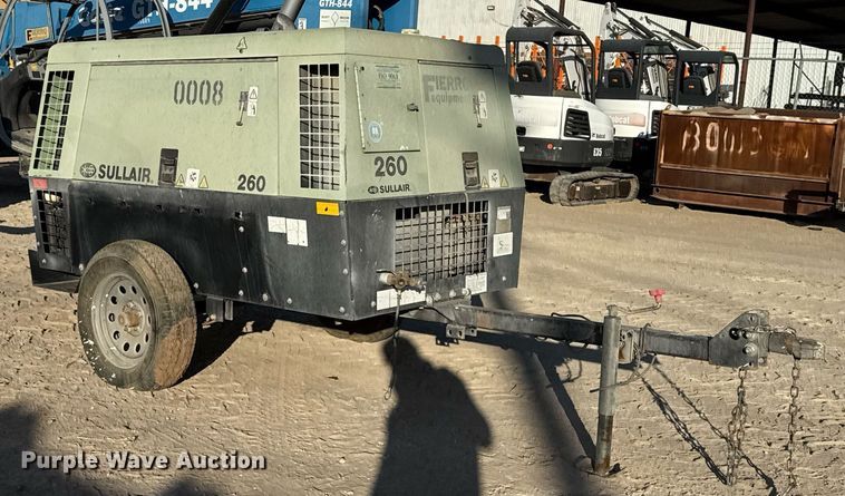 image for item DO2592 2014 Sullair 260 air compressor