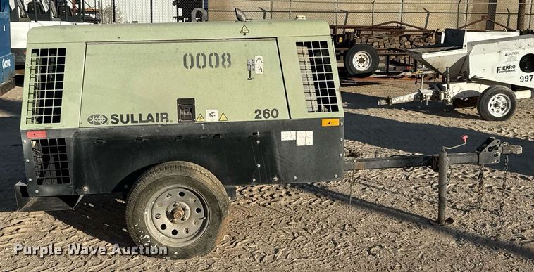 image for item DO2592 2014 Sullair 260 air compressor