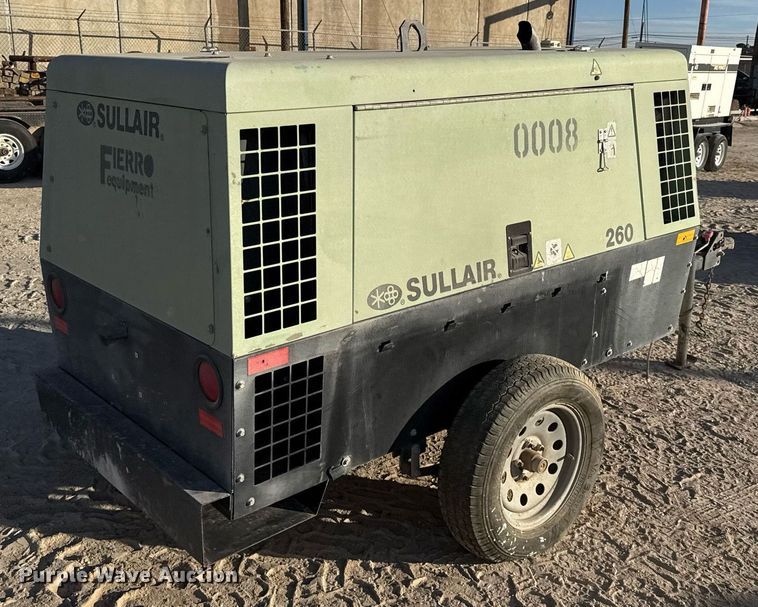 image for item DO2592 2014 Sullair 260 air compressor