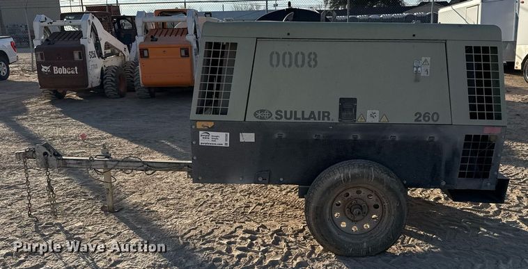 image for item DO2592 2014 Sullair 260 air compressor