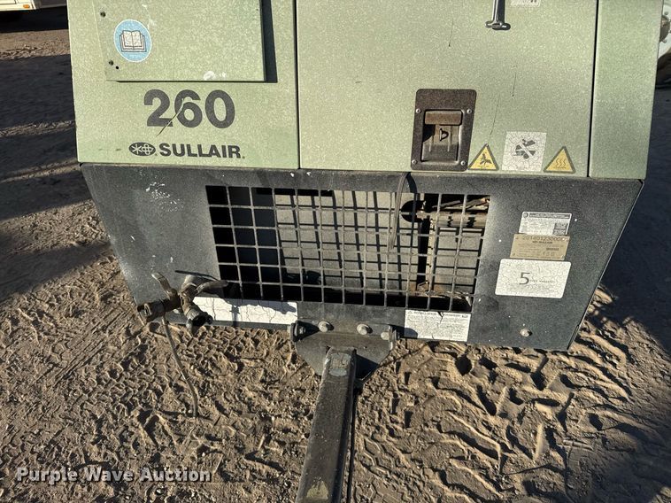 image for item DO2592 2014 Sullair 260 air compressor