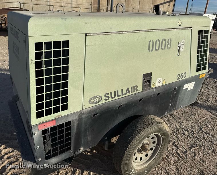 image for item DO2592 2014 Sullair 260 air compressor