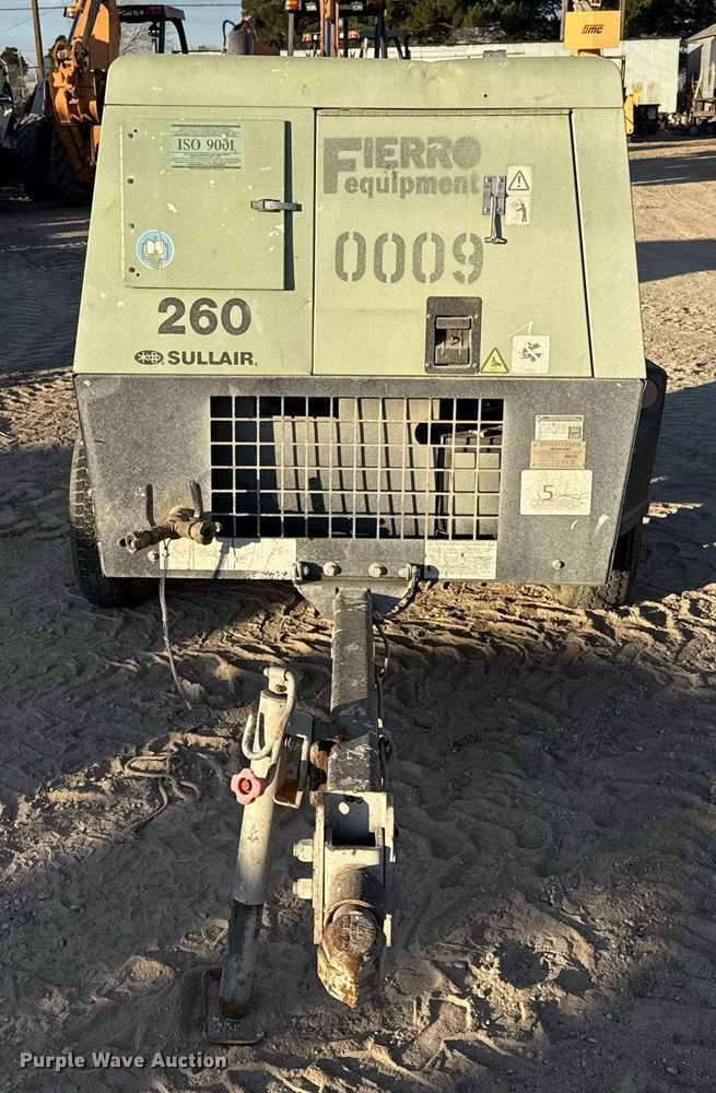 image for item DO2593 2014 Sullair 260 air compressor