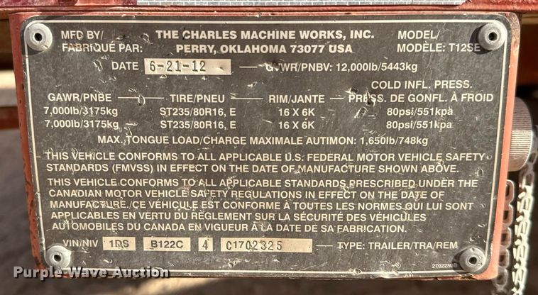 image for item DO2594 2013 Ditch Witch FX30 vacuum excavator