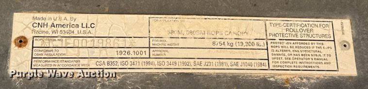 image for item DO2596 2007 Case 580M Series 2 backhoe