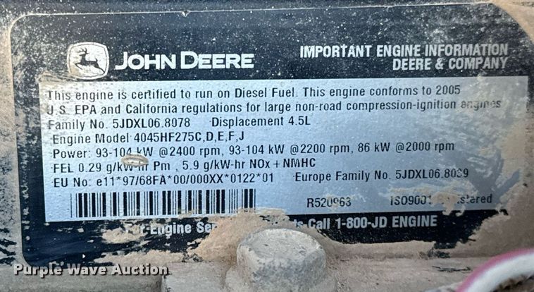 image for item DO2604 Terex TH1006A telehandler