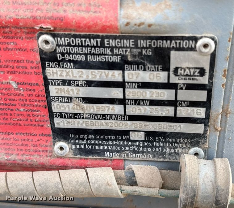 image for item DO2609 2003 Western Manufacturing 30SD/D concrete pump