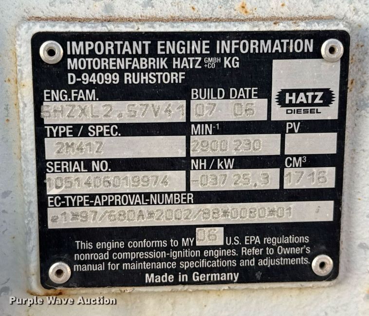 image for item DO2609 2003 Western Manufacturing 30SD/D concrete pump