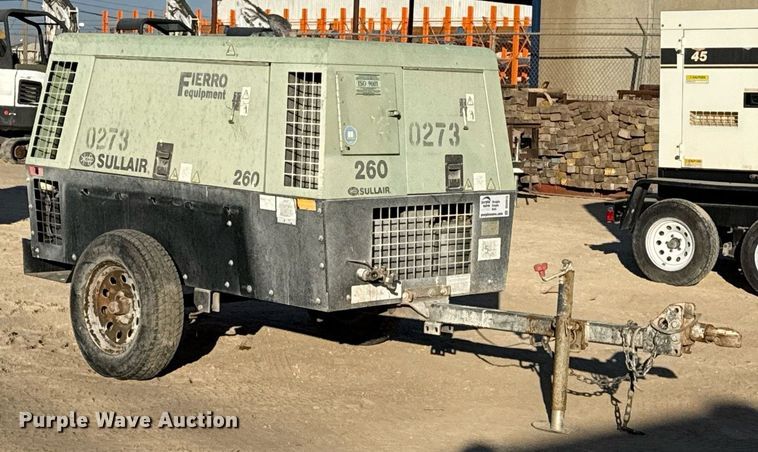 image for item DO2615 2012 Sullair 260 air compressor
