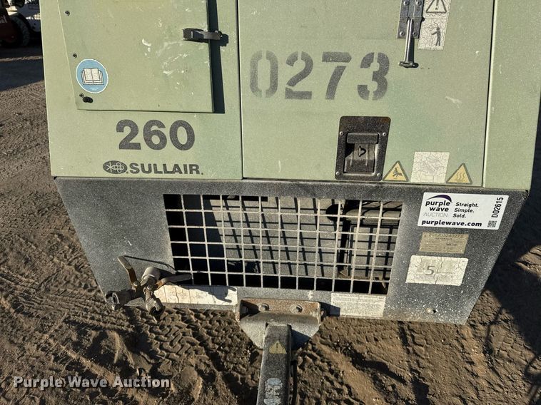 image for item DO2615 2012 Sullair 260 air compressor