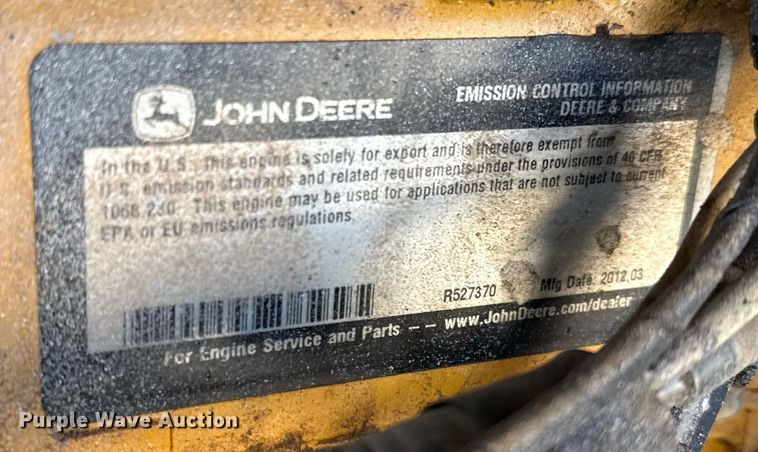 image for item DO2615 2012 Sullair 260 air compressor