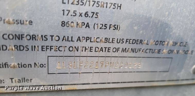 image for item DS5183 2023 Larson 5620 reel trailer