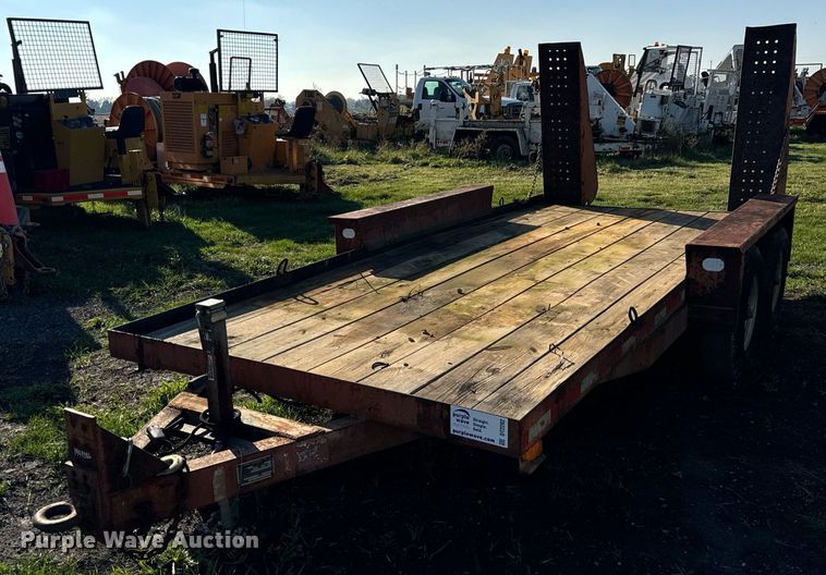 image for item DT2202 1996 Belshe CT2 equipment trailer