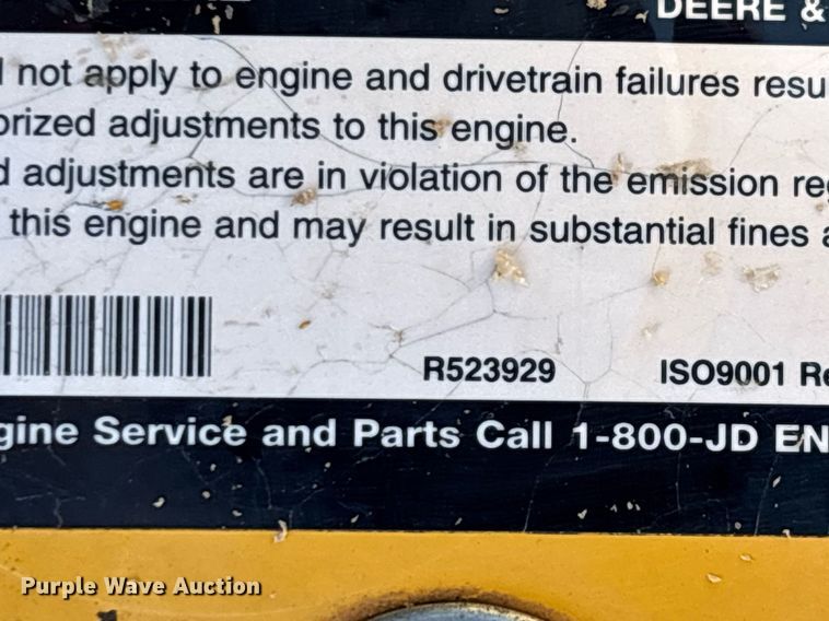 image for item DT5465 2012 John Deere 180G LC excavator