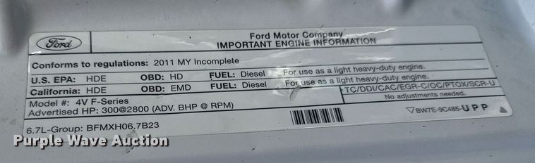 image for item EG2437 2011 Ford F450 Super Duty bucket truck