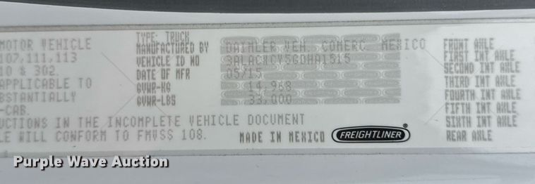 image for item EG2445 2016 Freightliner Business Class M2 Ext. Cab bucket truck