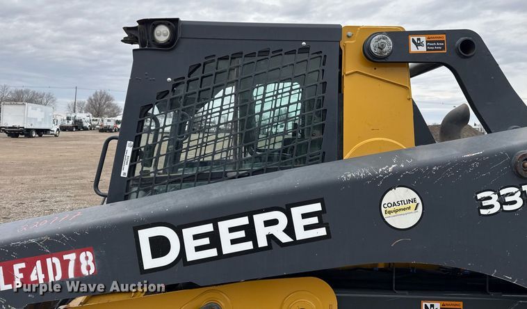 image for item EG2465 2017 John Deere 331G tracked skid steer loader