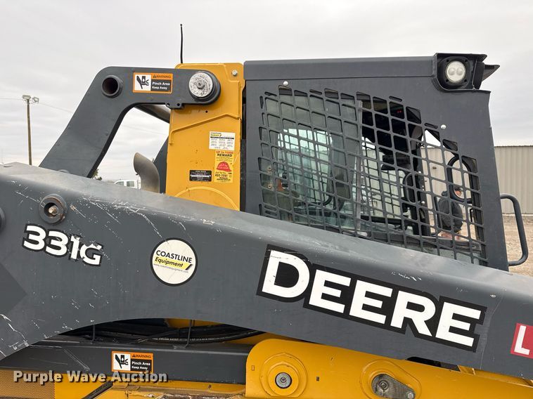 image for item EG2465 2017 John Deere 331G tracked skid steer loader