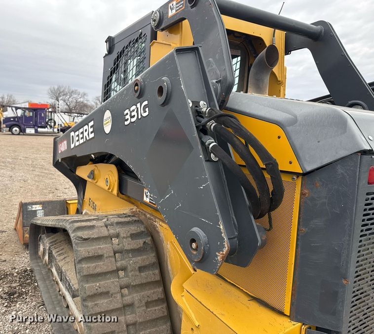 image for item EG2465 2017 John Deere 331G tracked skid steer loader