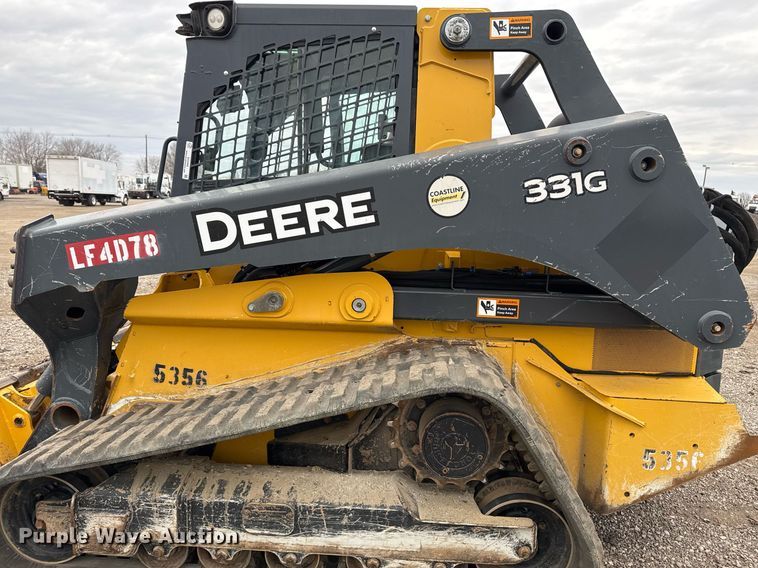 image for item EG2465 2017 John Deere 331G tracked skid steer loader