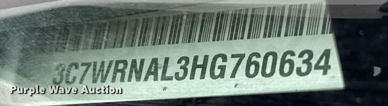 image for item EJ3206 2017 Dodge  Ram 5500HD bucket truck