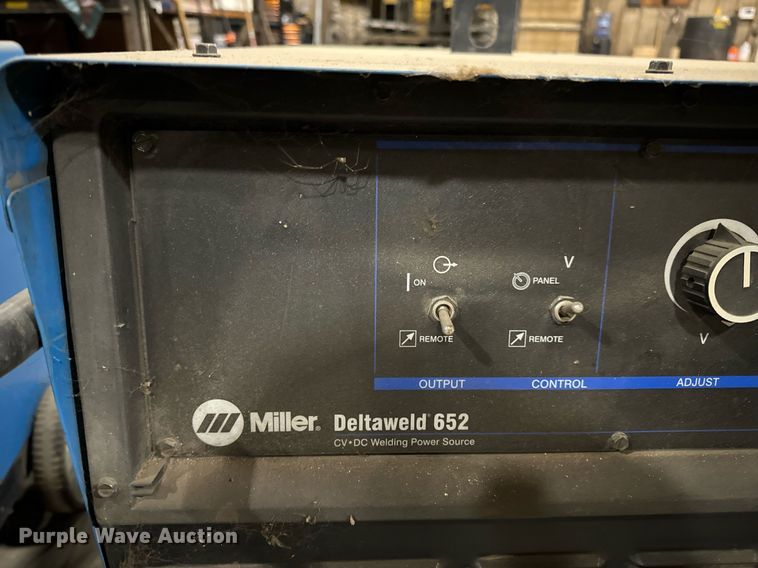 image for item EN5018 (2) Miller Deltaweld 652 welders