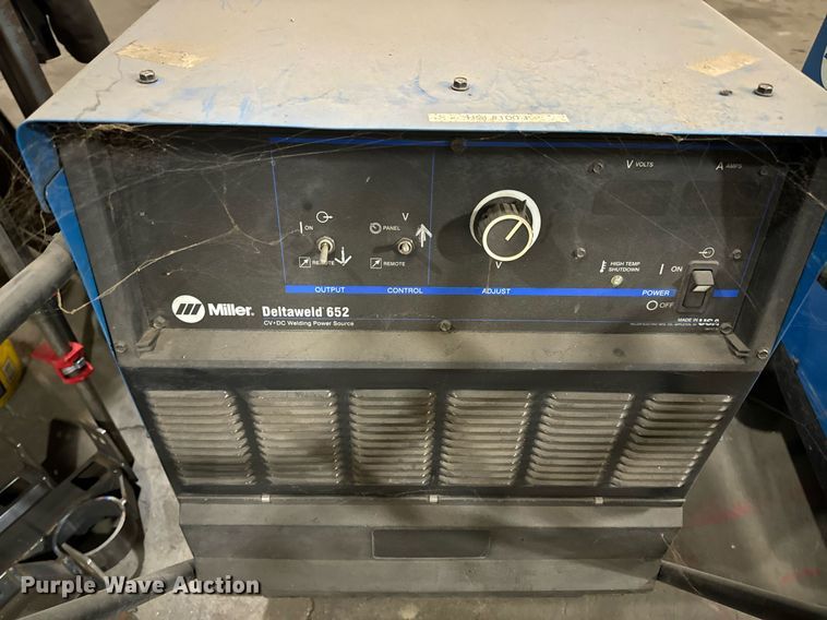 image for item EN5018 (2) Miller Deltaweld 652 welders