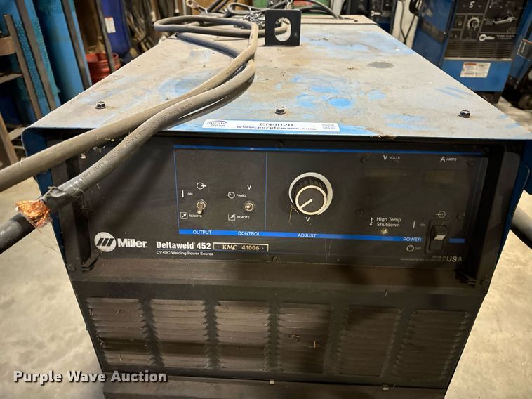 image for item EN5020 Miller Deltaweld 452 welder