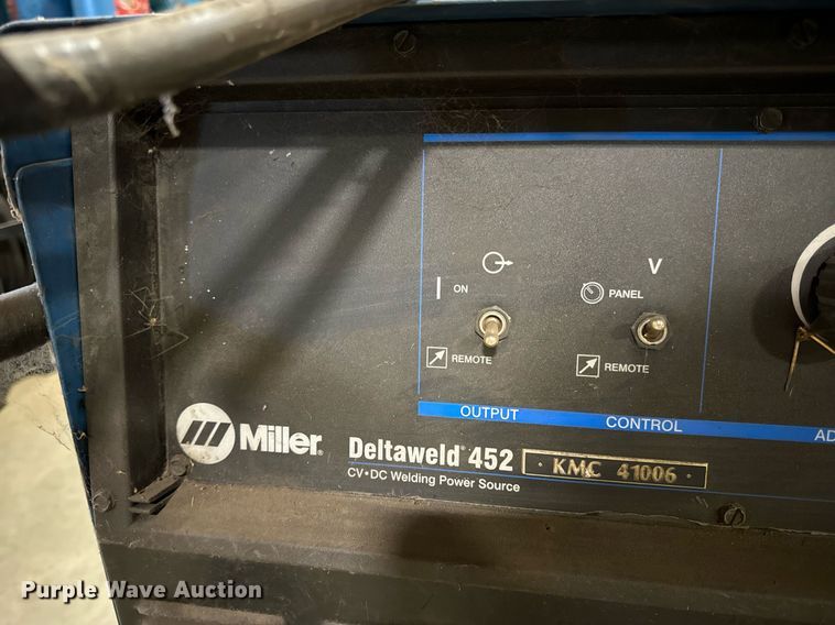 image for item EN5020 Miller Deltaweld 452 welder