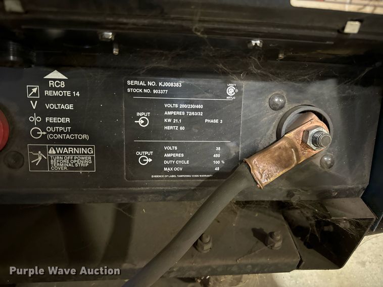 image for item EN5020 Miller Deltaweld 452 welder