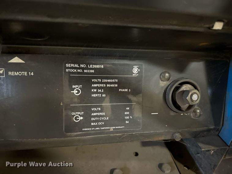 image for item EN5021 (4) Miller welders 