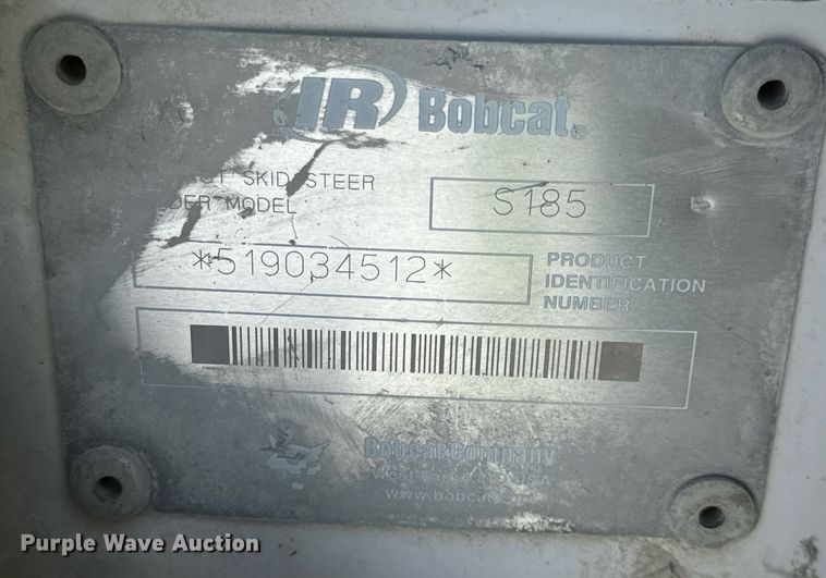 image for item EN5026 2003 Bobcat S185 skid steer loader