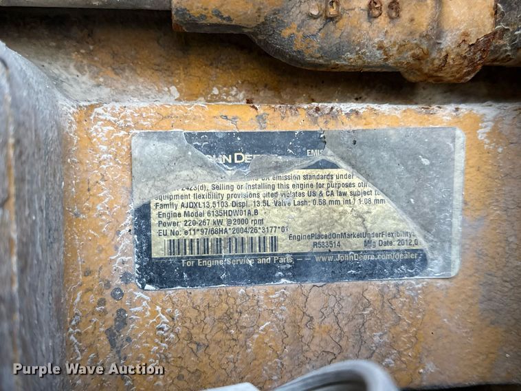 image for item EN5029 2012 John Deere 844K-II wheel loader