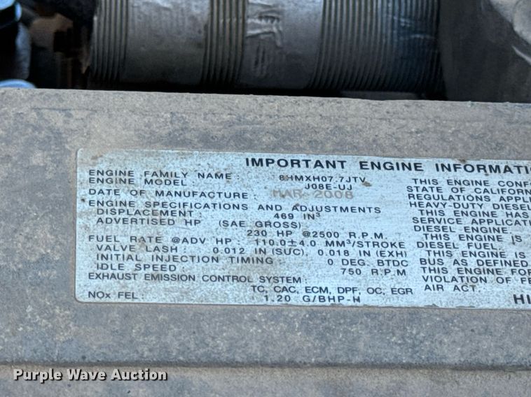 image for item EN5034 2009 Elgin 3300 street sweeper truck