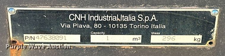 image for item ER4800 2016 New Holland W80C wheel loader