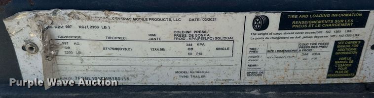 image for item ER4813 2021 Generac MLT6SMDS light plant