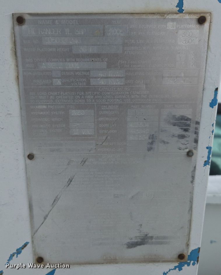 image for item ER5063 2005 Ford F550 Super Duty bucket truck