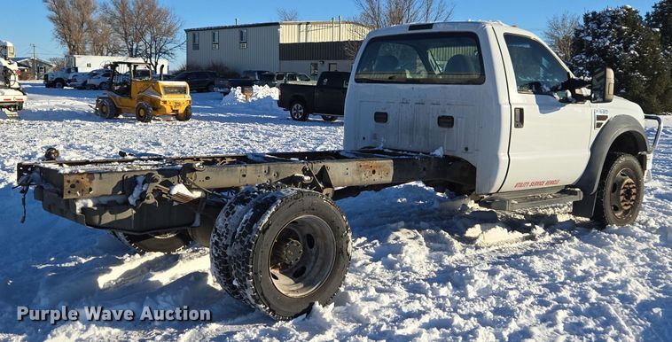 image for item ER5067 2008 Ford F550 Super Duty truck cab and chassis