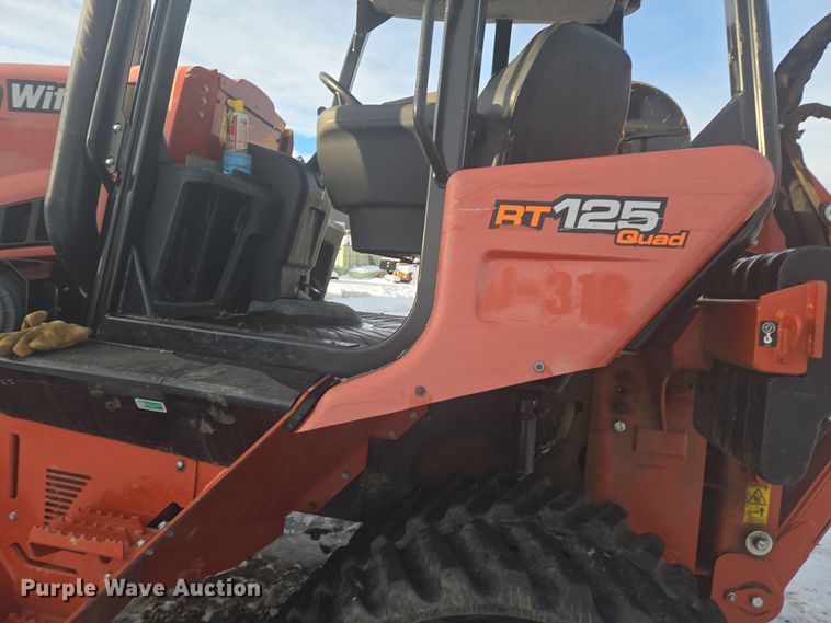 image for item ER5073 2018 Ditch Witch RT125 Quad vibratory cable plow