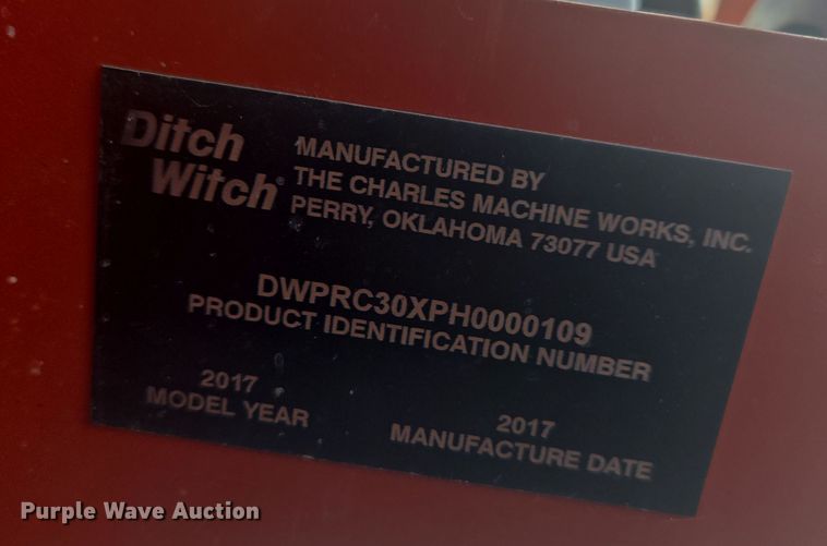 image for item ER5073 2018 Ditch Witch RT125 Quad vibratory cable plow