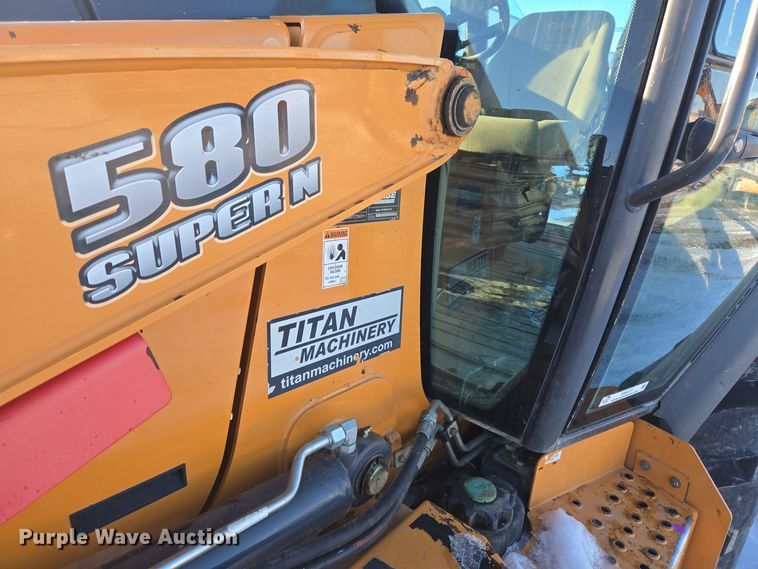 image for item ER5077 2015 Case 580 Super N backhoe