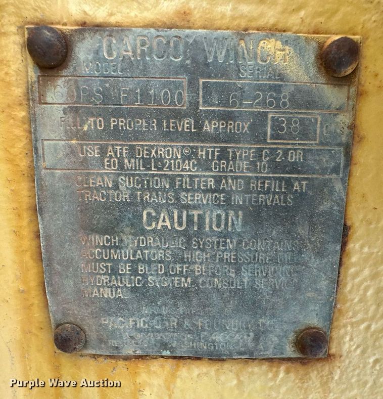 image for item ER5089 1981 Caterpillar D6D cable plow