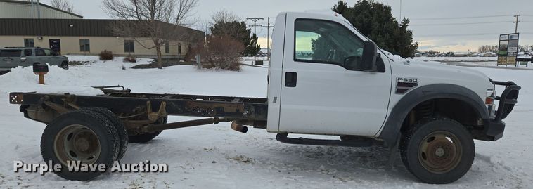 image for item ER5092 2008 Ford F550 Super Duty XL truck cab and chassis