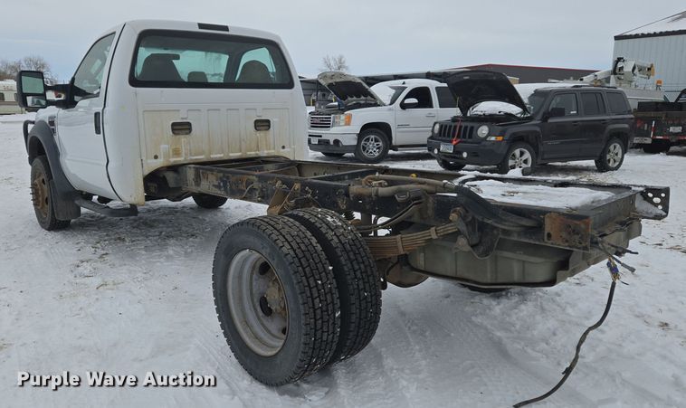 image for item ER5092 2008 Ford F550 Super Duty XL truck cab and chassis